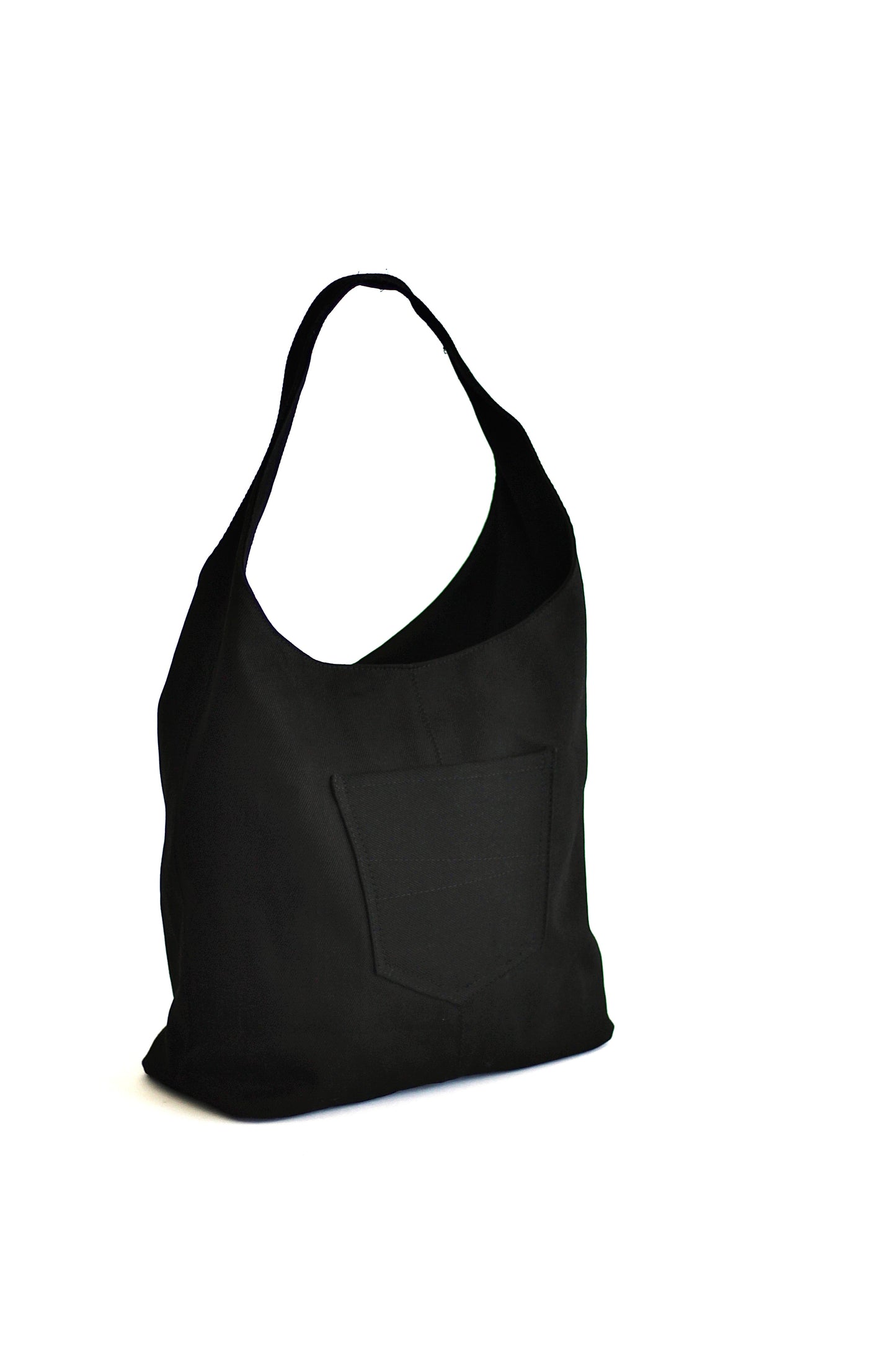 Black Denim Tote