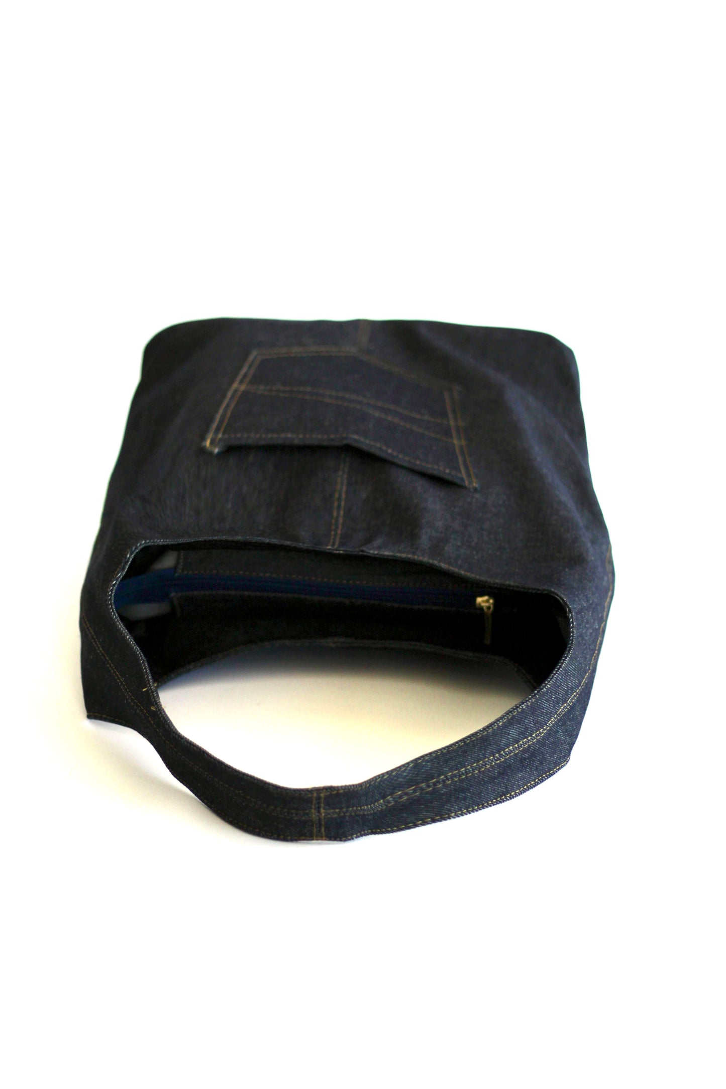 Blue Denim Tote Bag